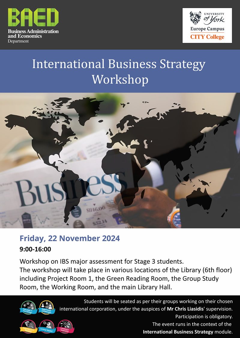 International Business Strategy Workshop
