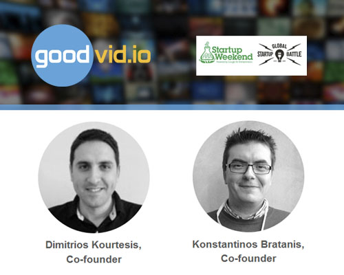 Congratulations to our Startup Weekend team Goodvid.io which took part in the Global Startup Battle 2013!